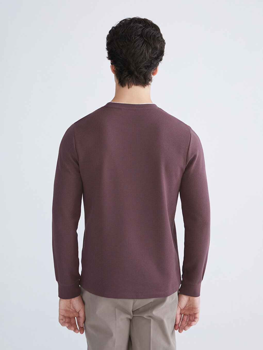 LCWAIKIKI Classic Crew Neck Long Sleeve Men's Sweatshirt -W54470Z8-Z5P