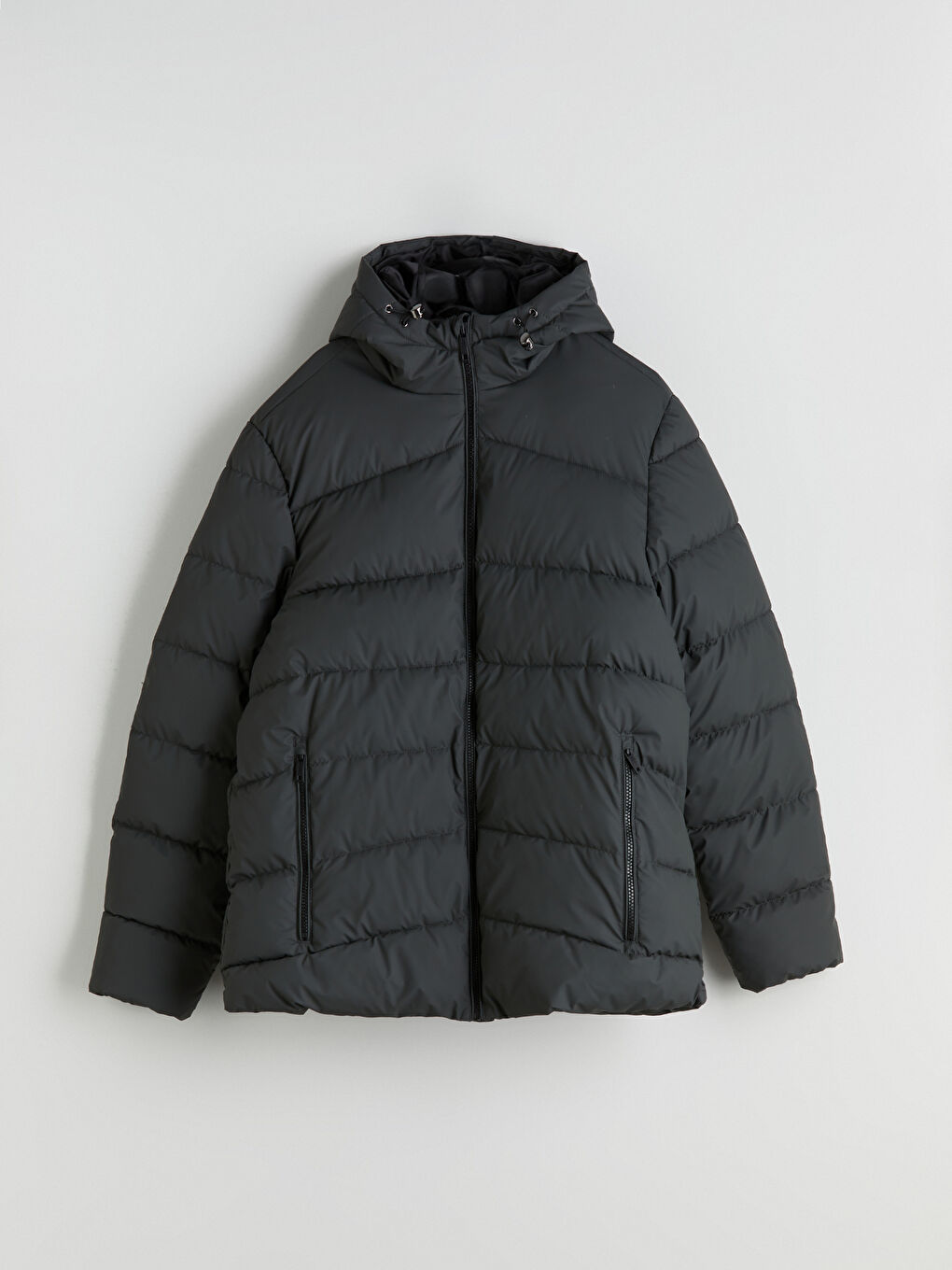 Standard Fit Hooded Men's Puffer Coat-5