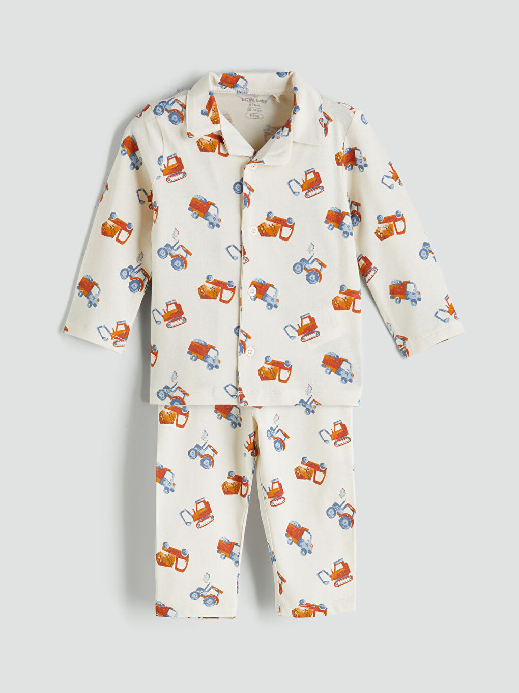 LCW baby Бебе момче Екрю Комплект пижами -W54501Z1-LRA