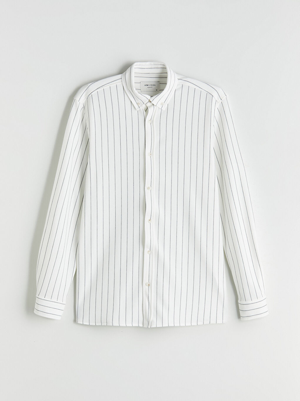 LCW Vision Slim Fit Long Sleeve Striped Men's Shirt -W54506Z8-SZ5