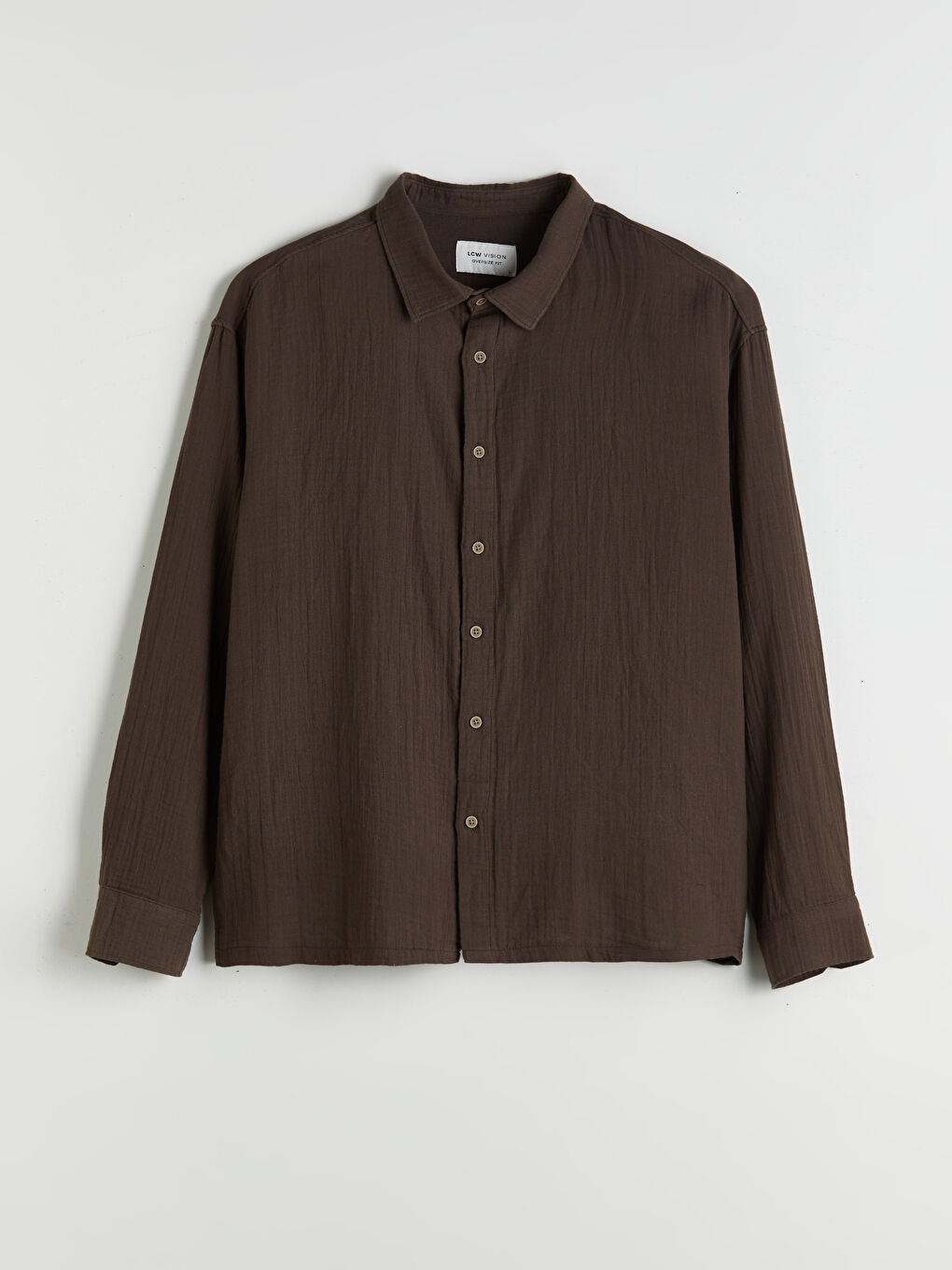 LCW Vision Relaxed Fit Long Sleeve Men's Shirt -W54508Z8-JR3