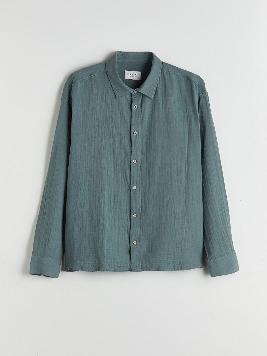LCW Vision Relaxed Fit Long Sleeve Men's Shirt -W54508Z8-YH7