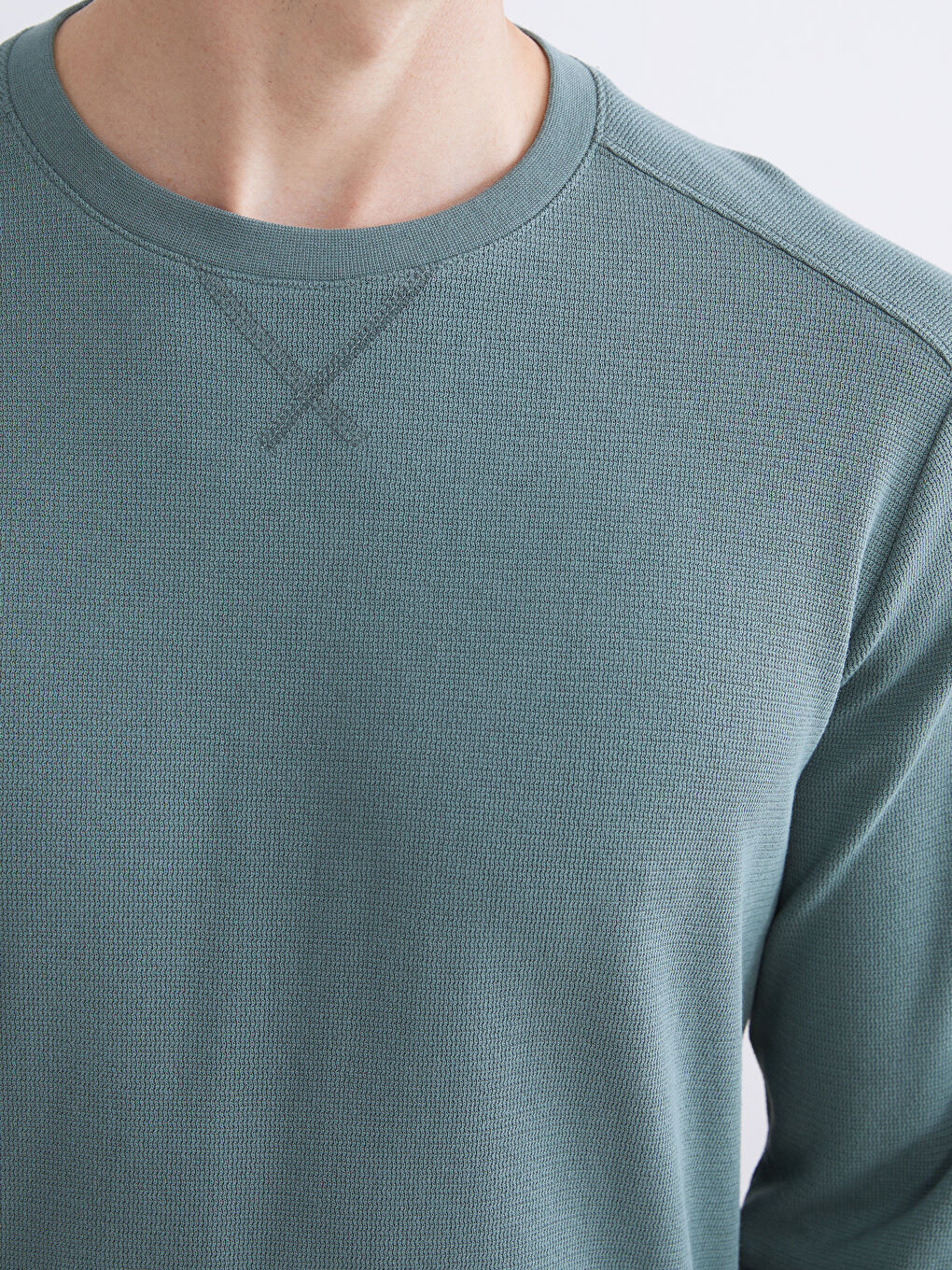 Crew Neck Men's Sweatshirt-2