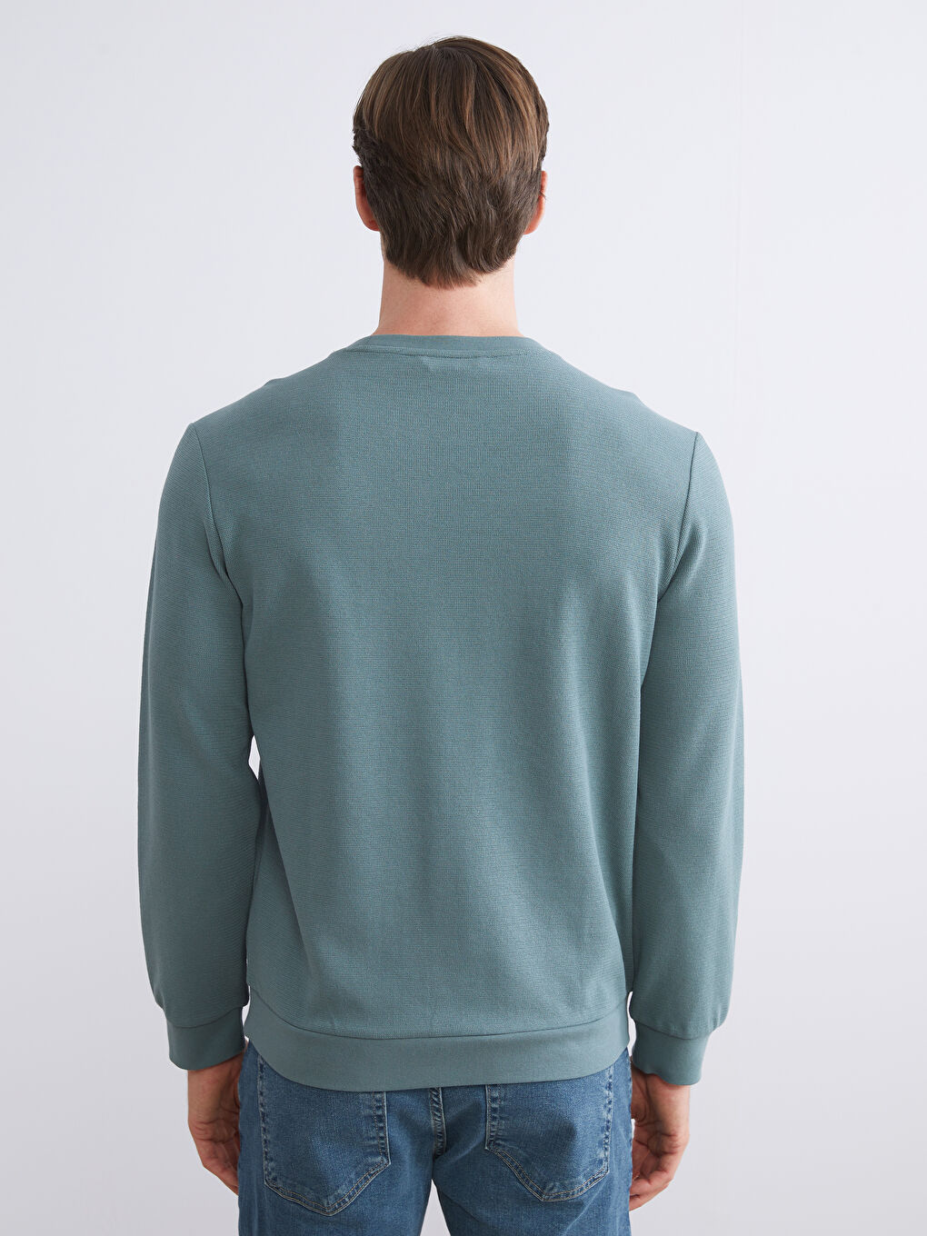 Crew Neck Men's Sweatshirt-3