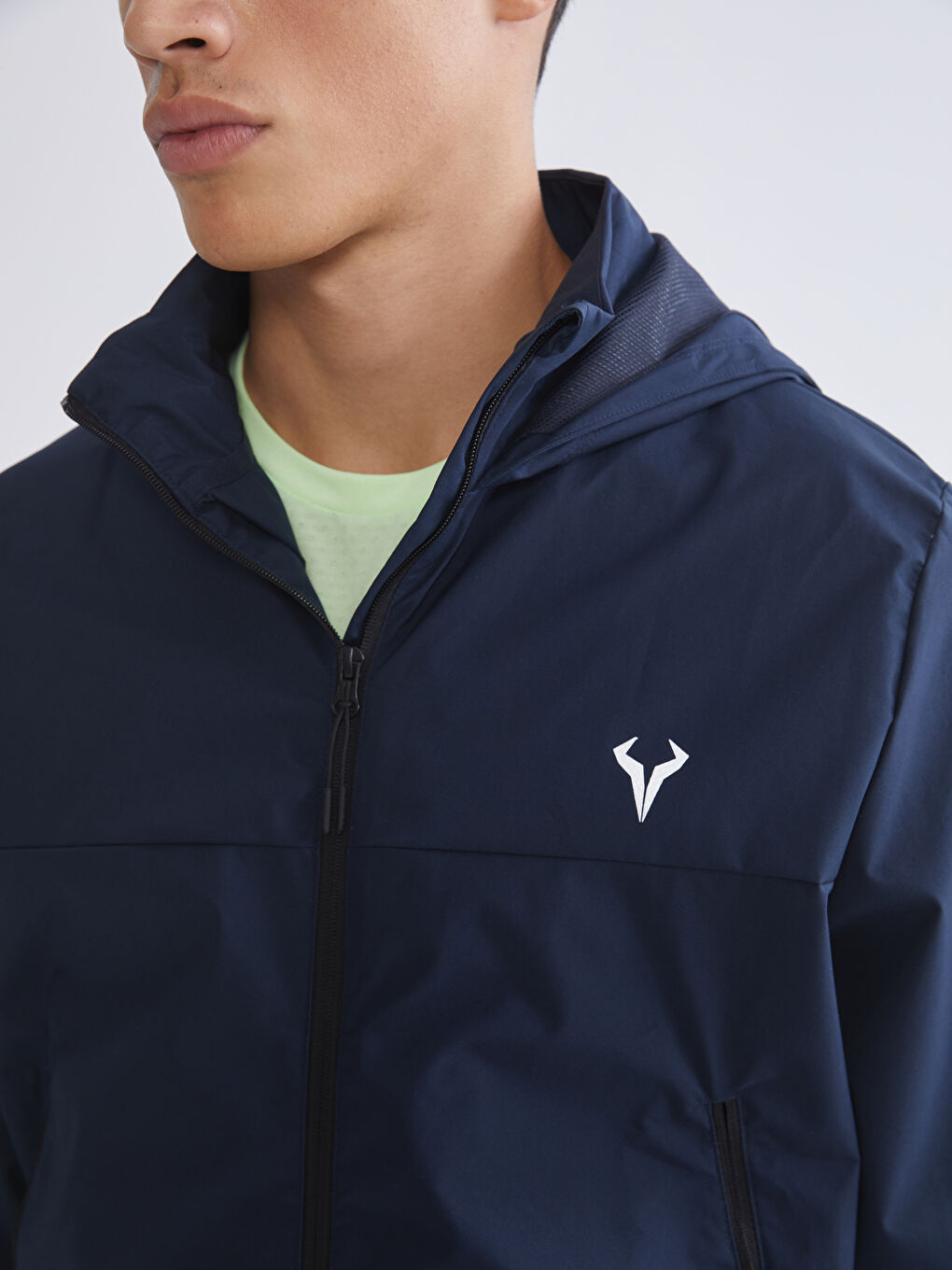 Locker Sitz Kapuzenmantel für Herren-2