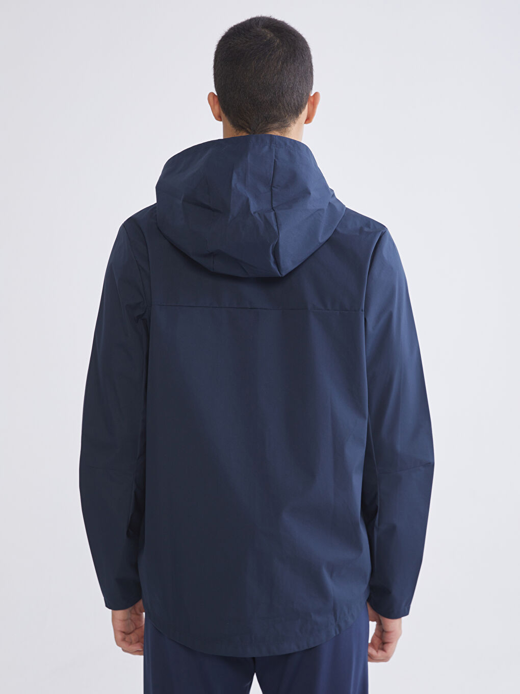 Locker Sitz Kapuzenmantel für Herren-3