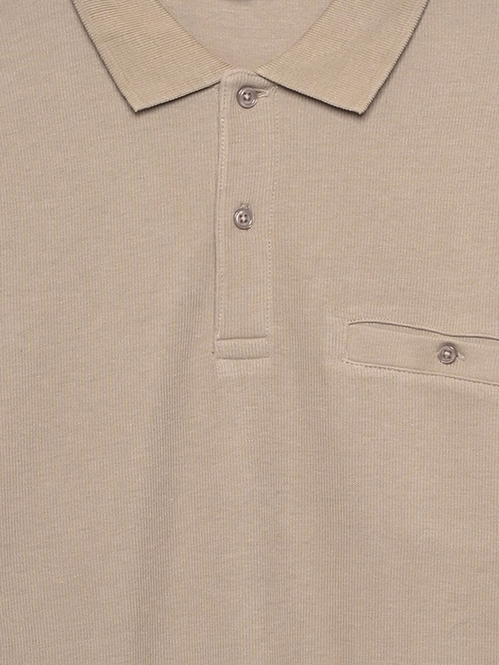 Polo Neck Long Sleeve Men's Sweatshirt-2