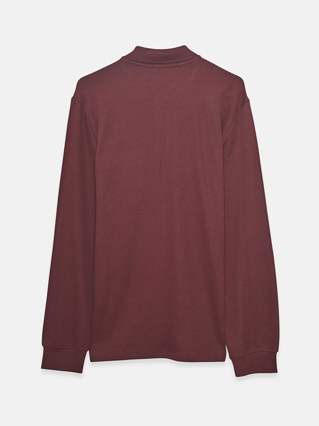 Polo Neck Long Sleeve Men's Sweatshirt-1