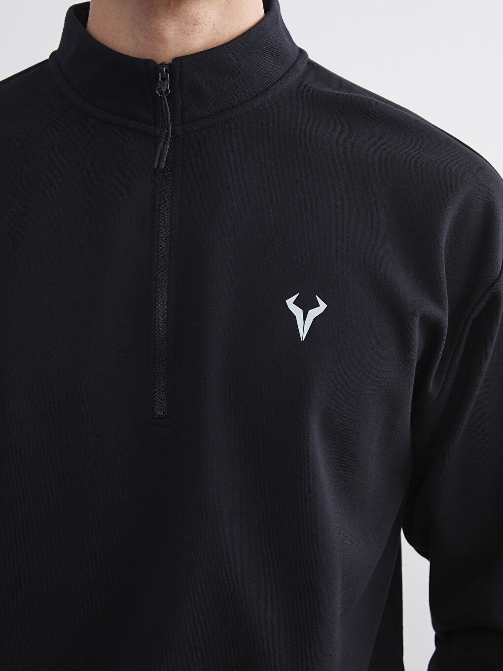 Funnel Neck Men's Sweatshirt-2