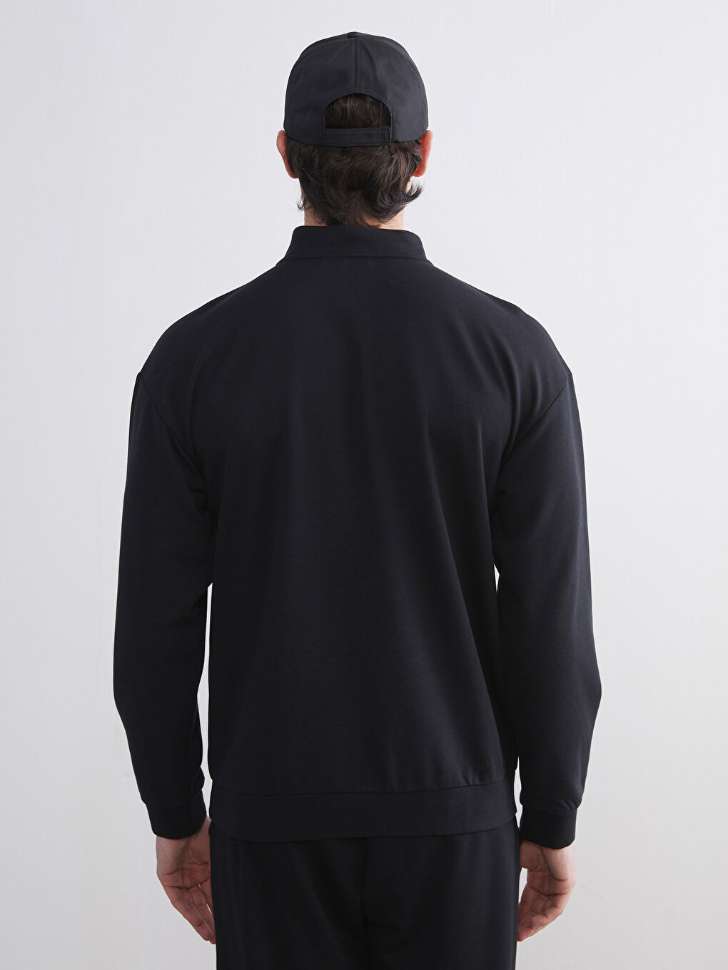 Funnel Neck Men's Sweatshirt-3