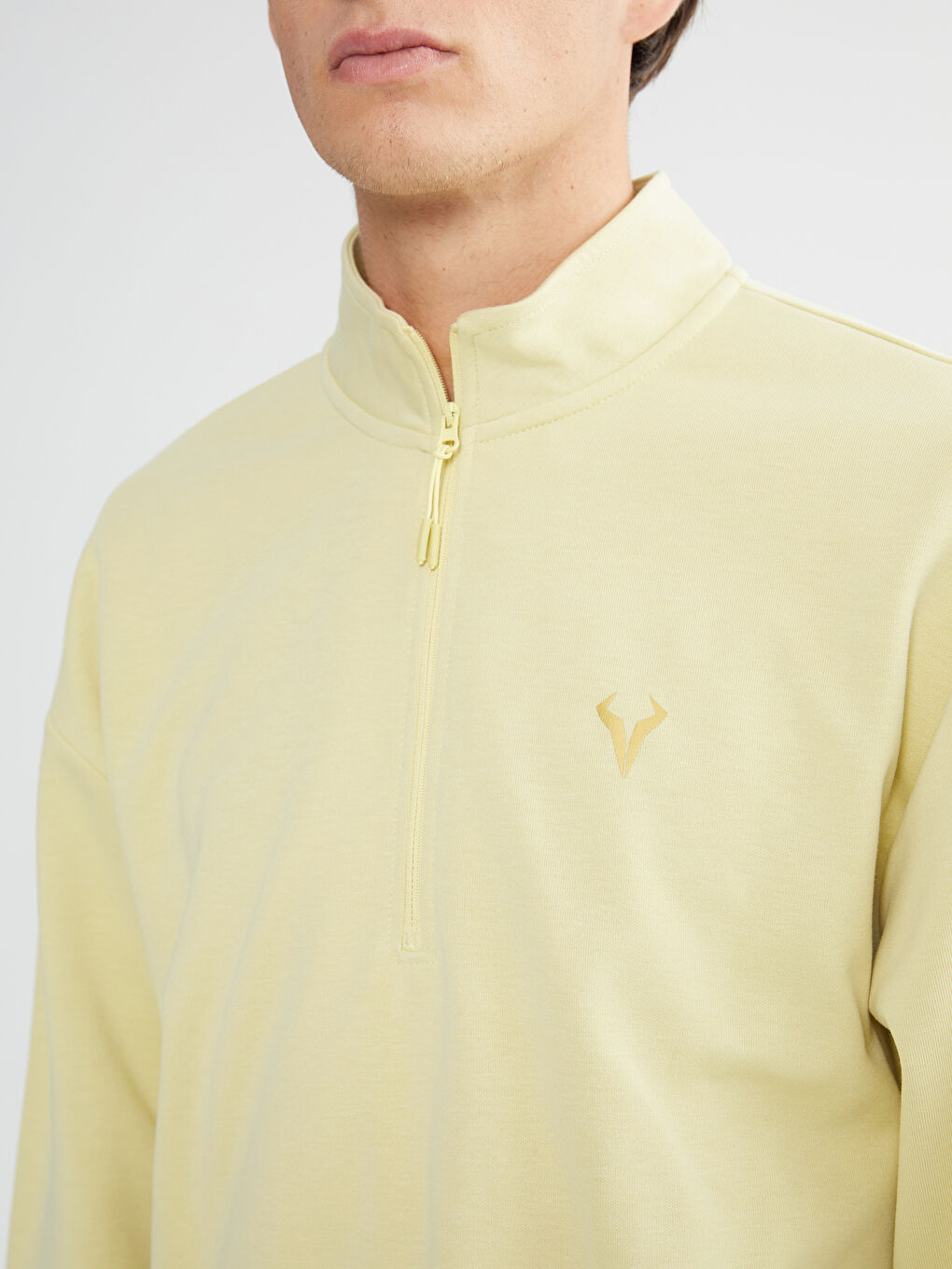 Funnel Neck Men's Sweatshirt-2