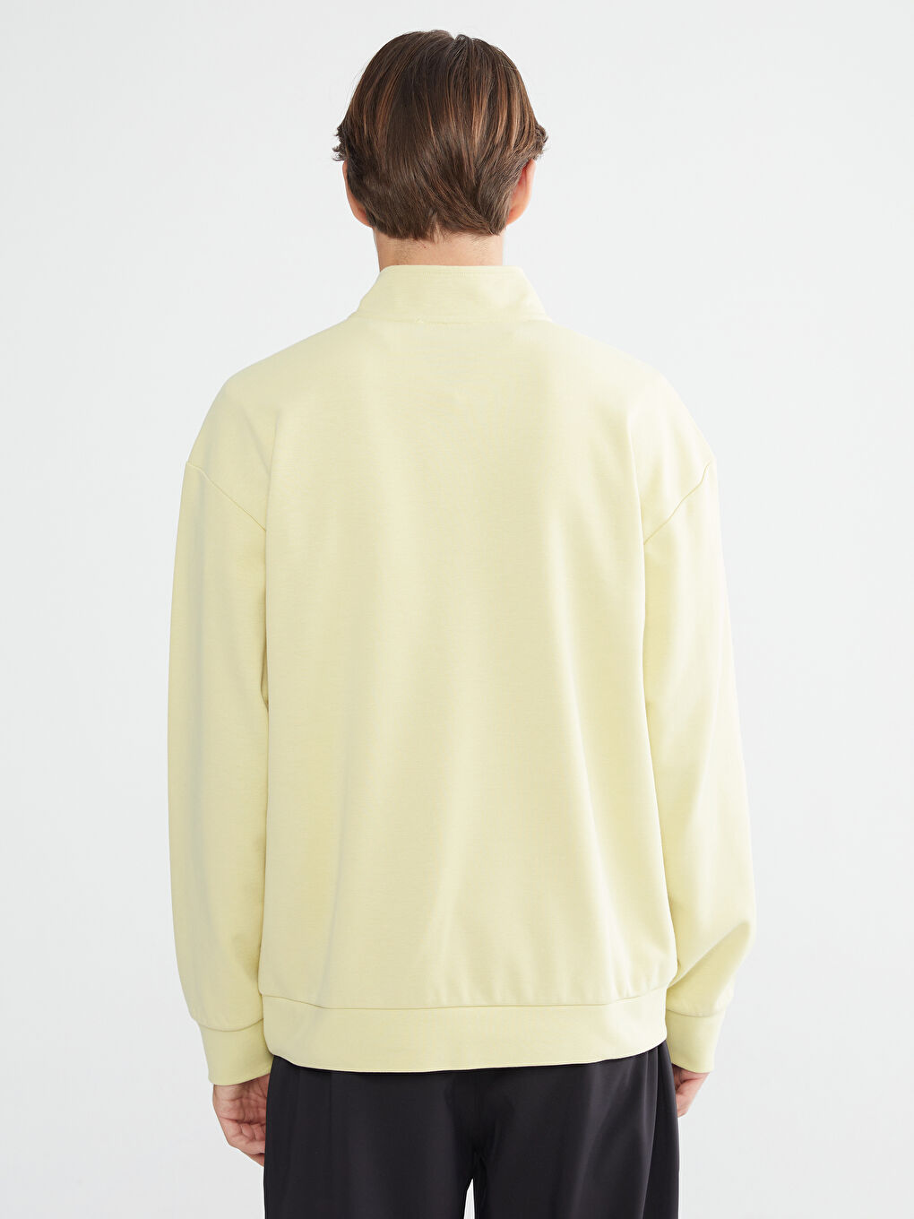 Funnel Neck Men's Sweatshirt-3