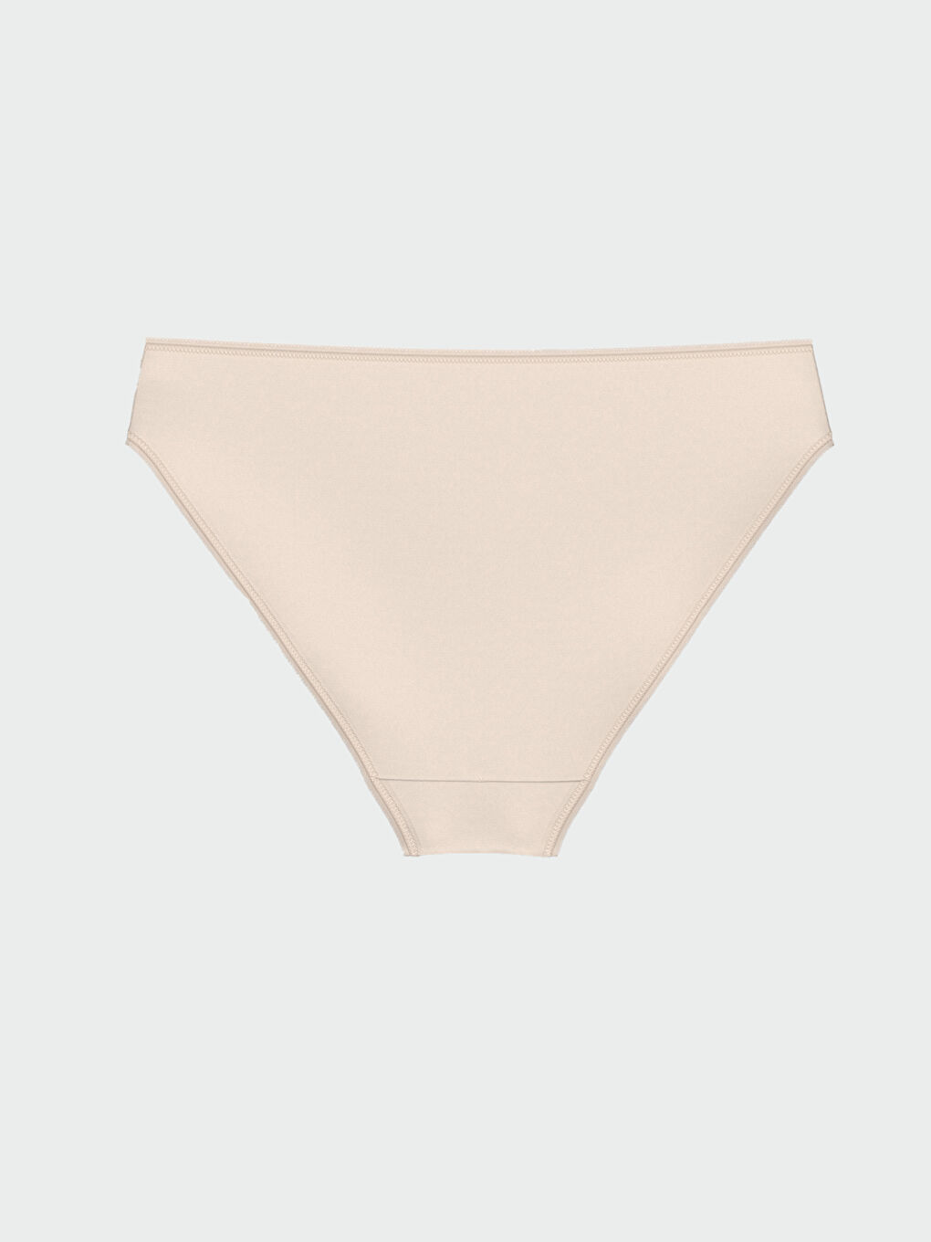 Bej Düz Bikini Külot-1