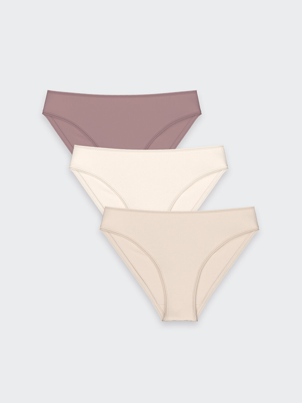 LCW DREAM Jednostavne bikini gaćice, pakovanje od 3 komada -W54540Z8-RWG