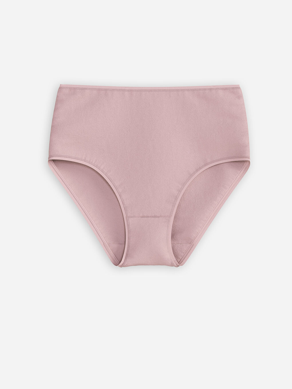 Lila Yüksek Bel Düz Klasik Külot