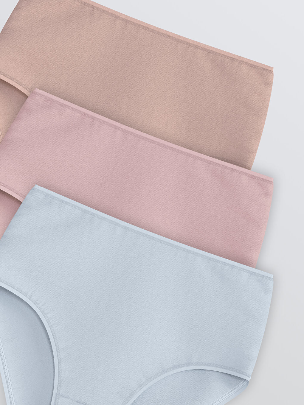 Lila Düz Klasik Külot 3'lü-2