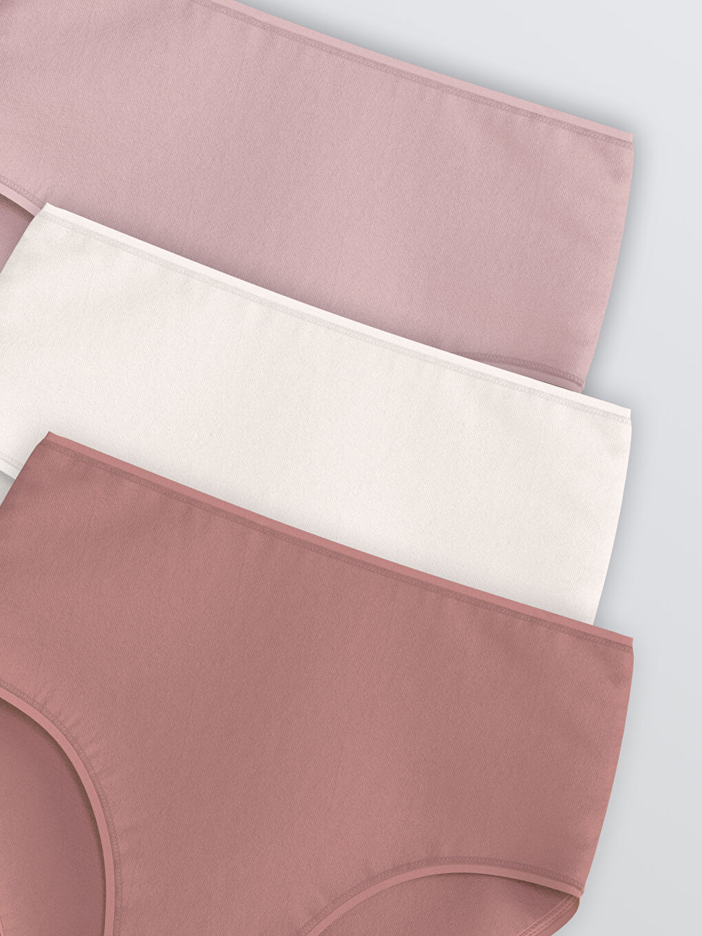 Lila Düz Klasik Külot 3'lü-2