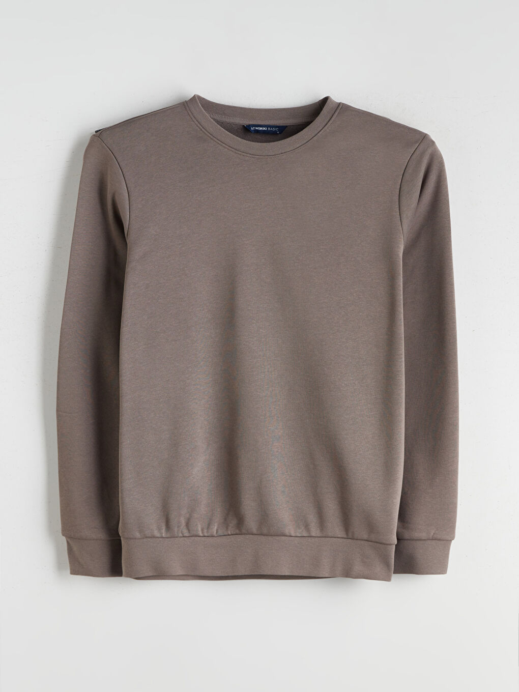 Crew Neck Men's Thick Sweatshirt-4