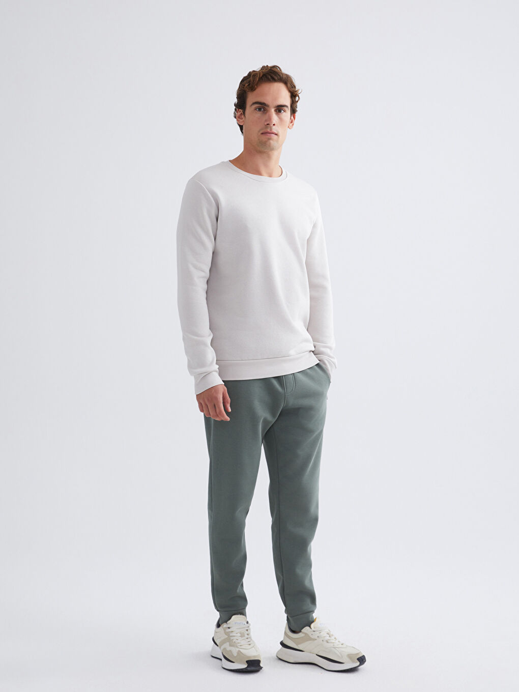 Crew Neck Men's Sweatshirt-1