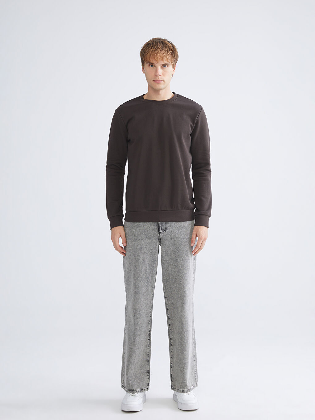 Crew Neck Men's Sweatshirt-1