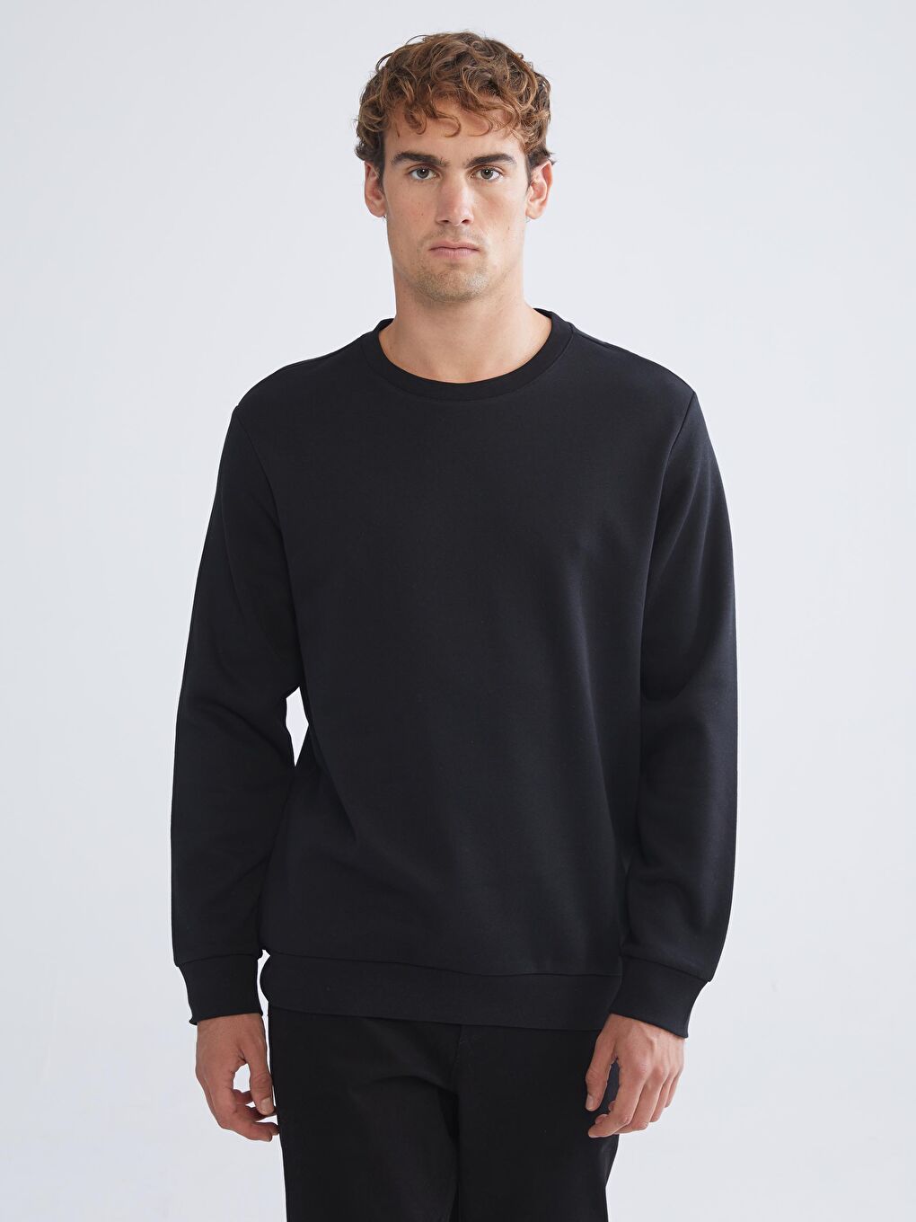 Crew Neck Men's Sweatshirt-1