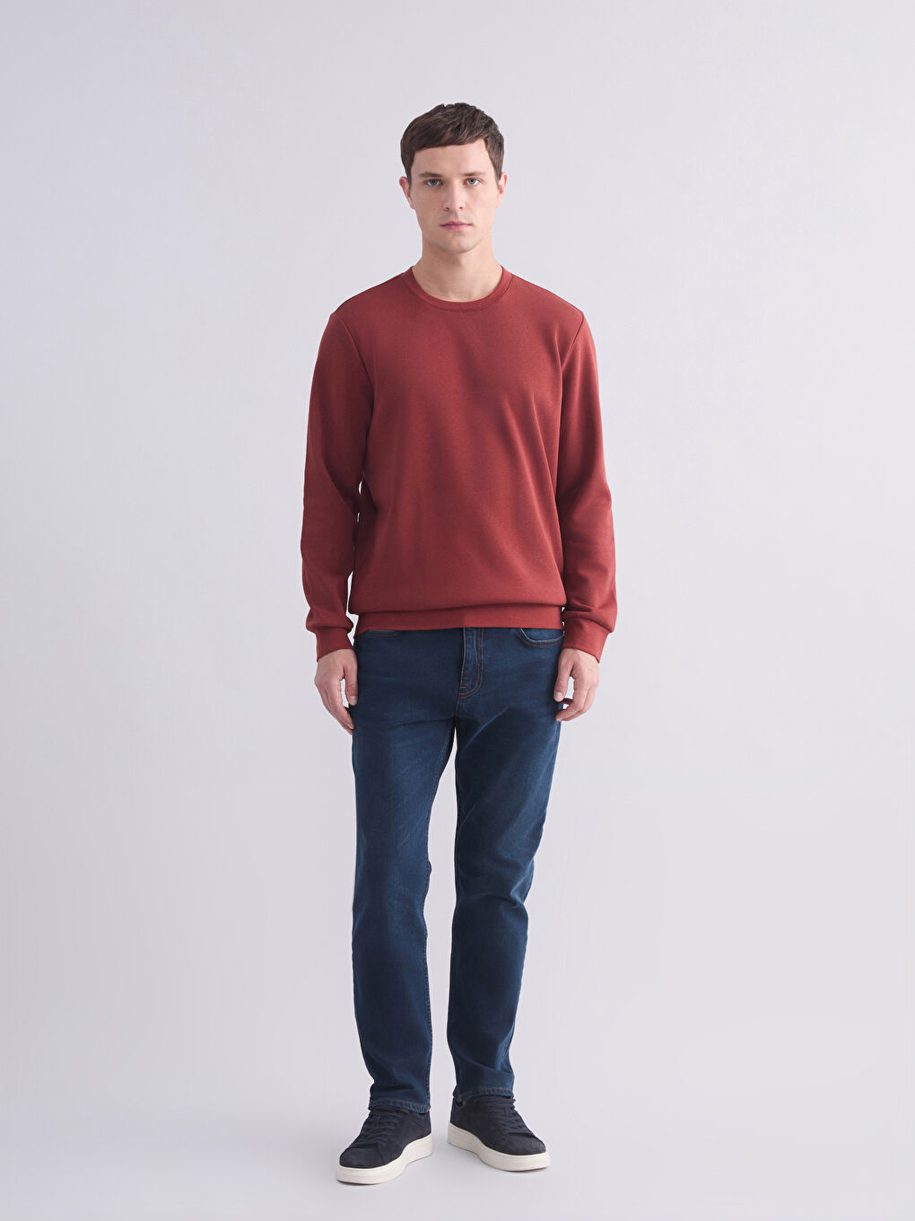 Crew Neck Men's Sweatshirt-1