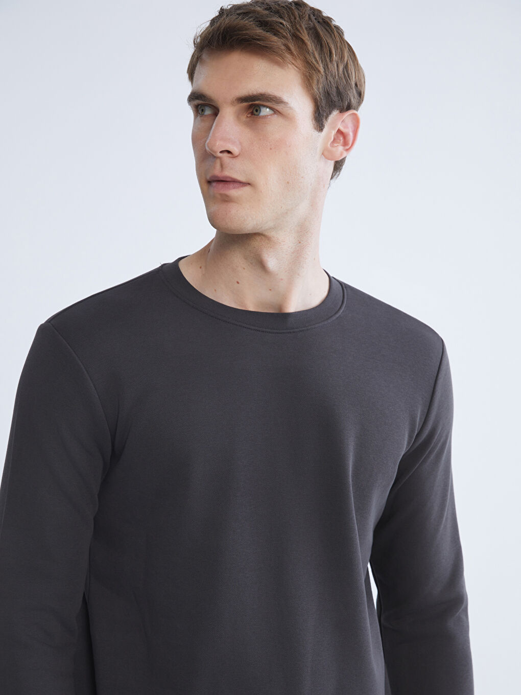 Crew Neck Men's Sweatshirt-1