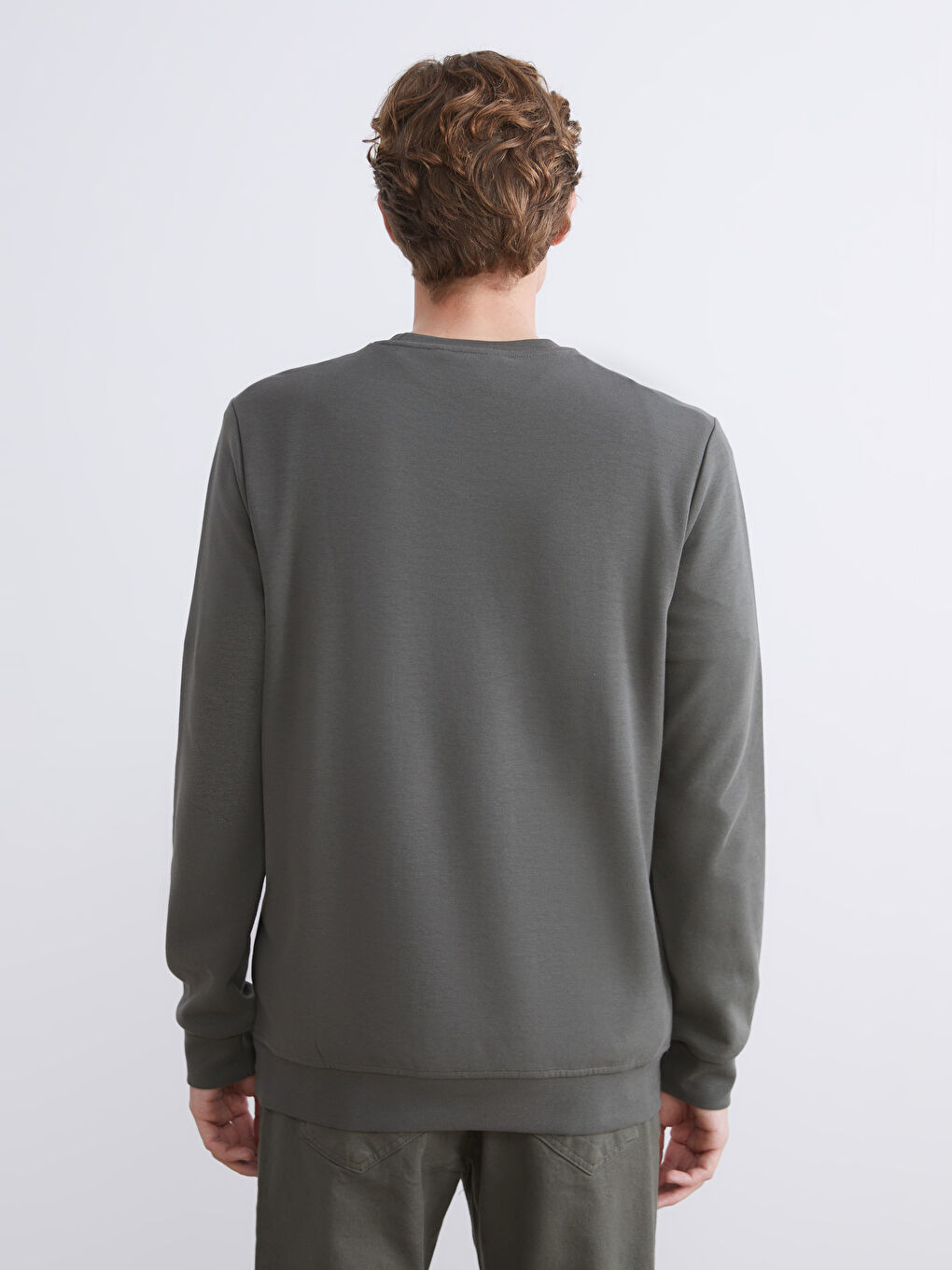 سويت شيرت ياقة دائرية للرجال-3