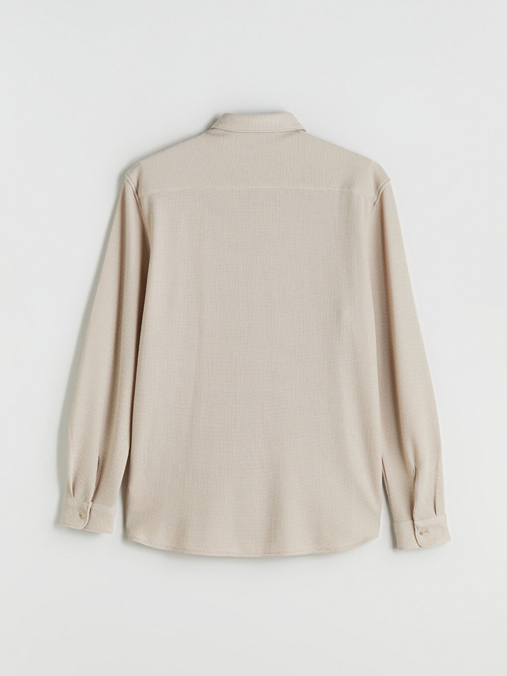 LCW Vision Slim Fit Long Sleeve Men's Textured Shirt -W54561Z8-SFF