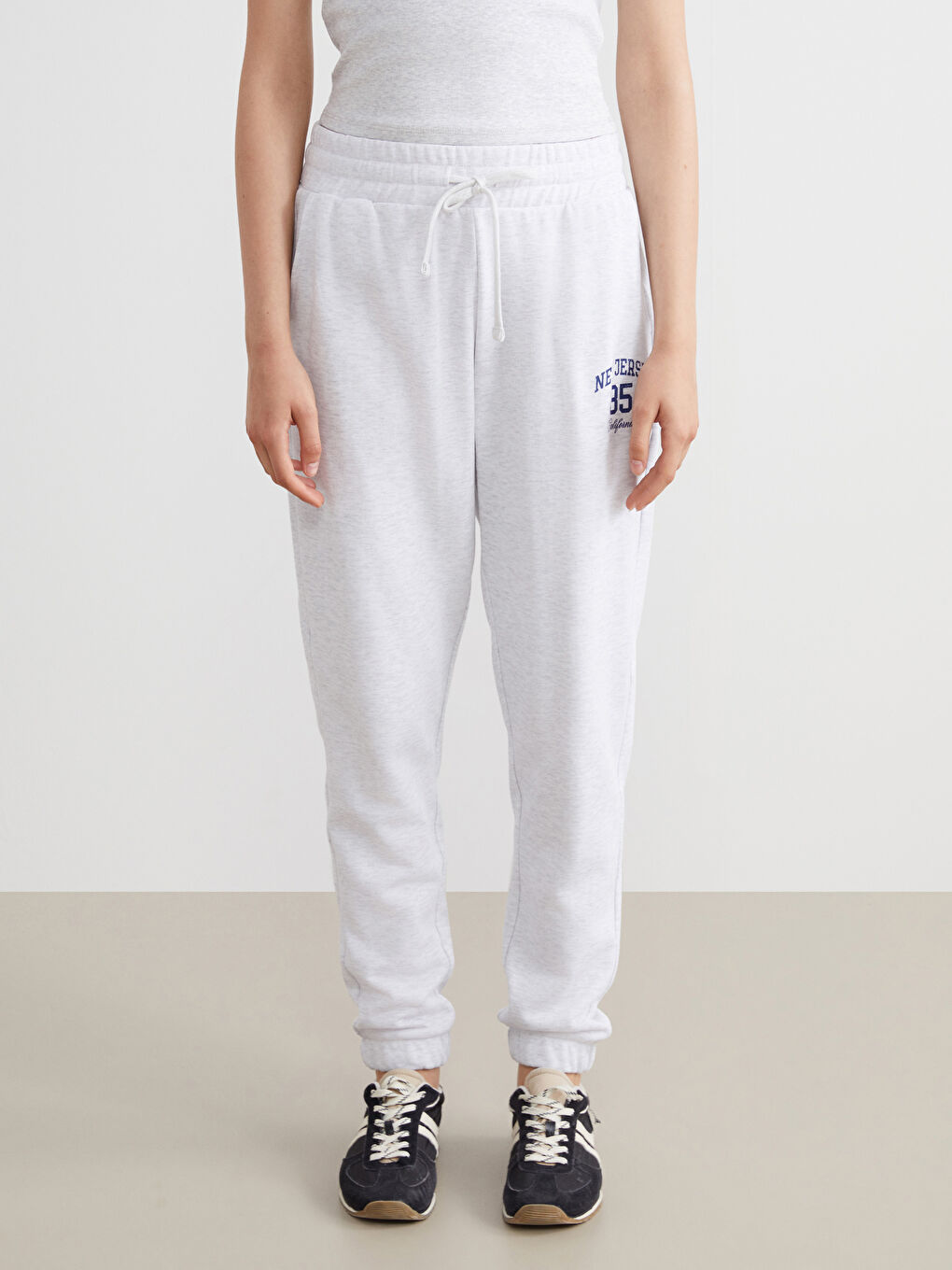 XSIDE Elastic Waist Los Angeles Printed Women's Jogger Sweatpants -W54573Z8-CY9
