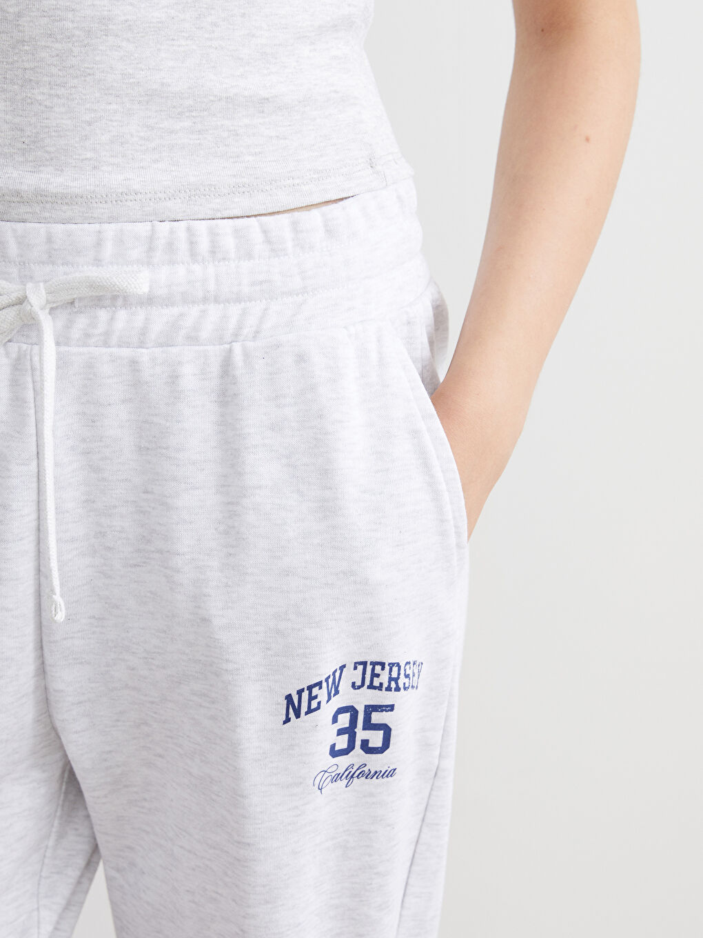 XSIDE Elastic Waist Los Angeles Printed Women's Jogger Sweatpants -W54573Z8-CY9