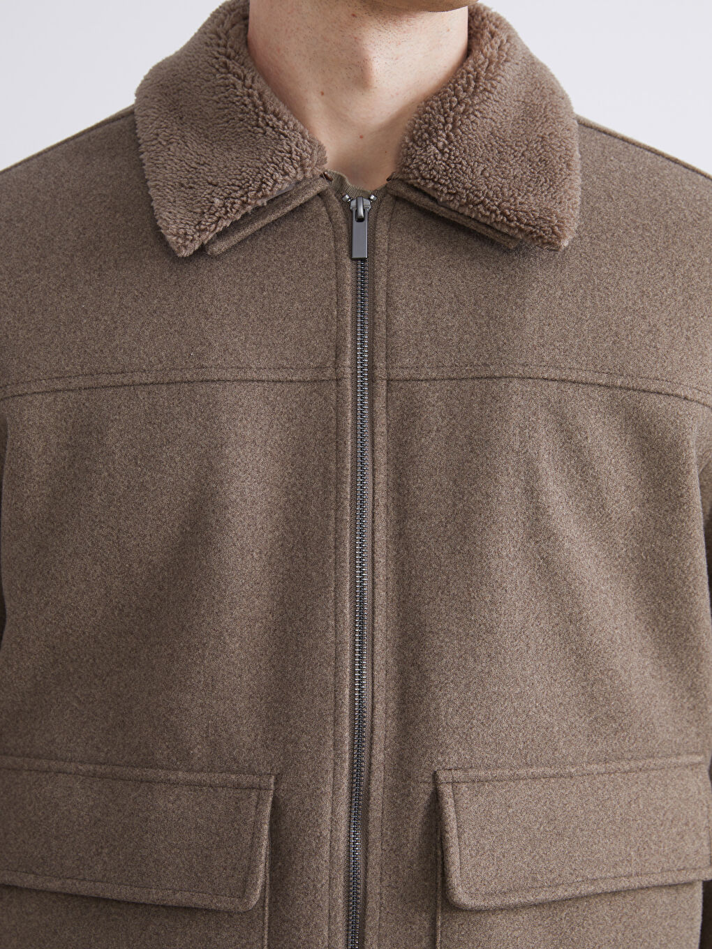 Man BEIGE Coat-2