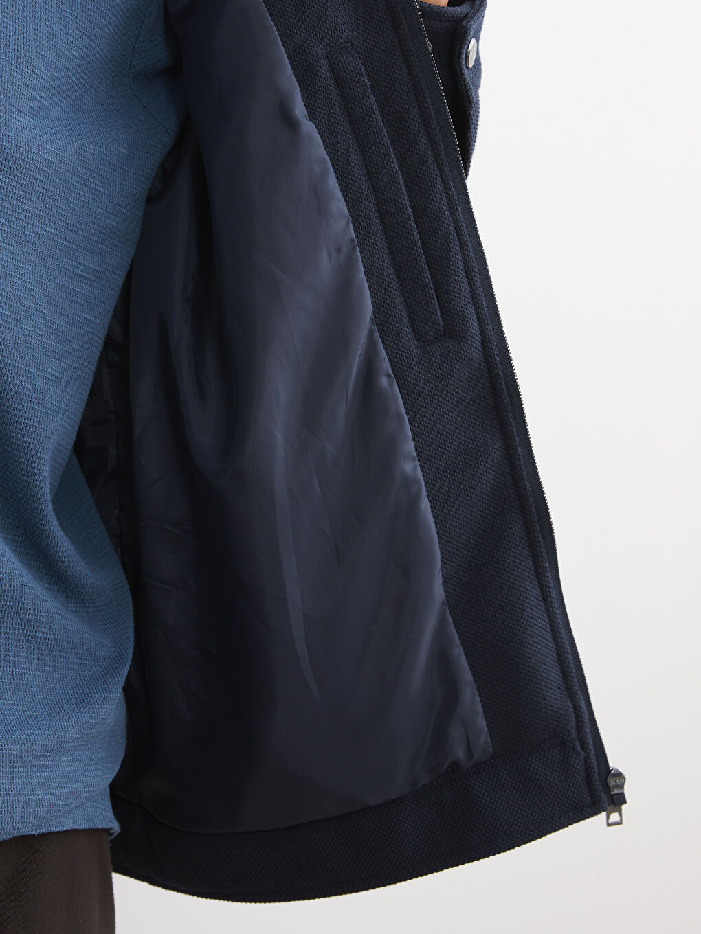 Мужская куртка стандартного кроя с отложным воротником-3