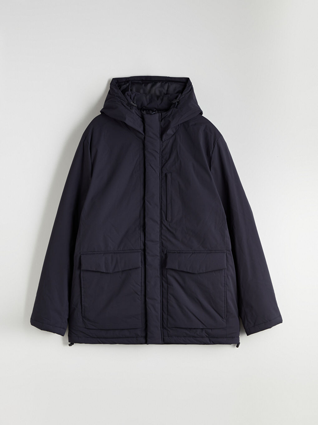 Standard Fit Hooded Men's Coat-5