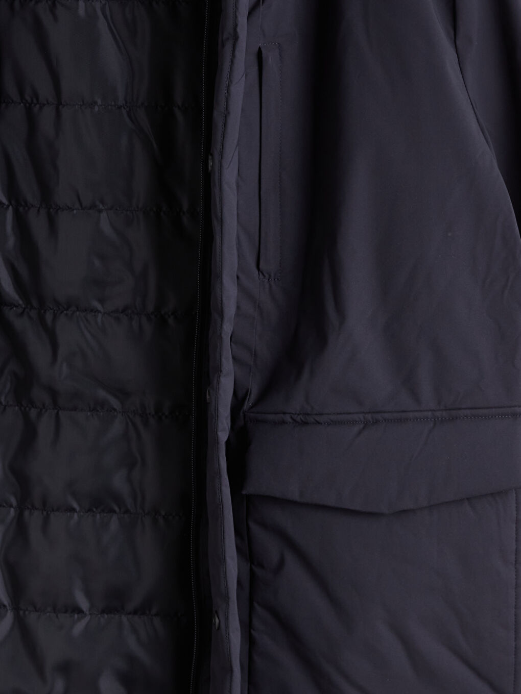 Standard Fit Hooded Men's Coat-6