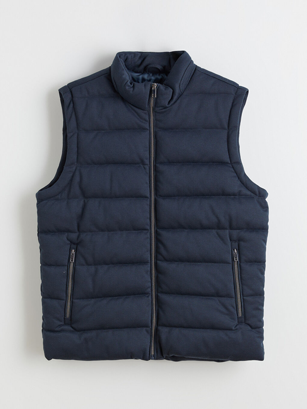 Slim Fit Funnel Neck Men's Puffer Gilet-5