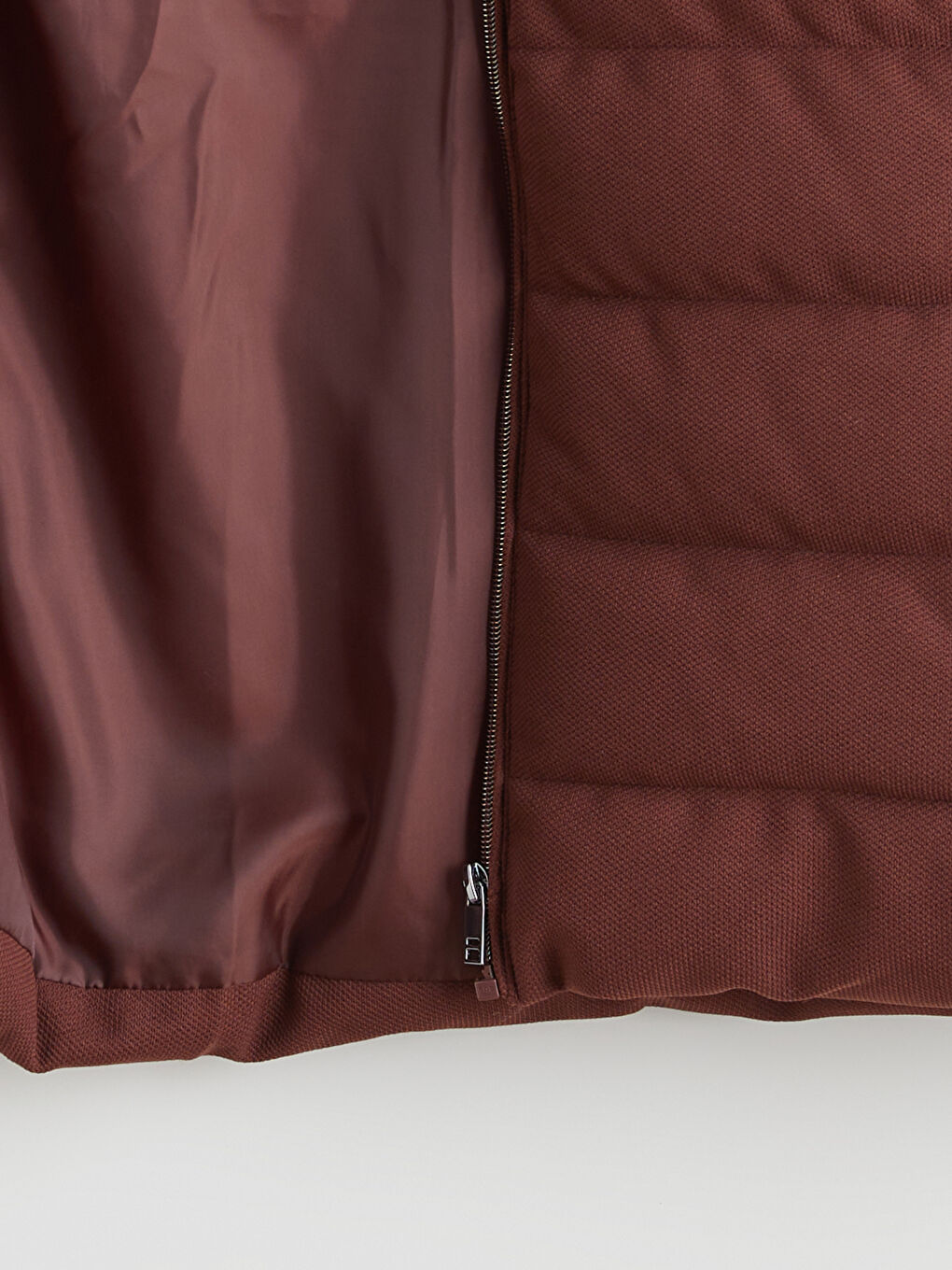 Kırmızı Slim Fit Dik Yaka Erkek Şişme Yelek-6