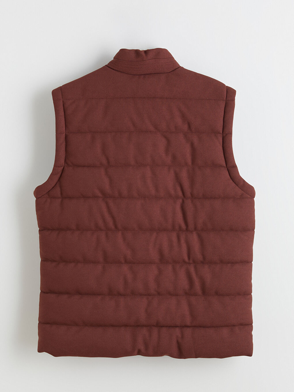 Kırmızı Slim Fit Dik Yaka Erkek Şişme Yelek-7