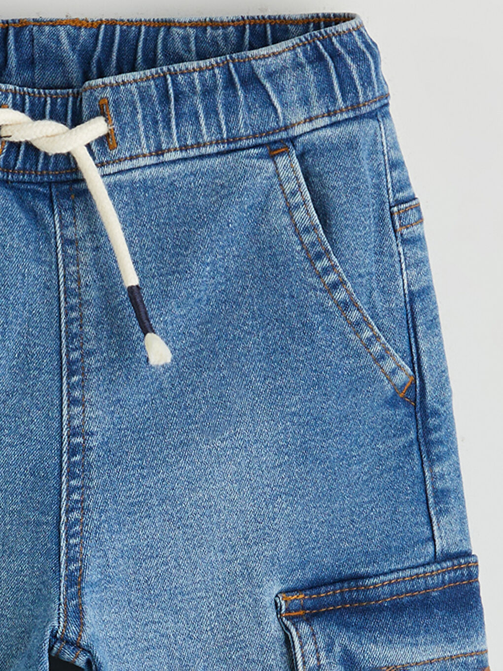 LCW Kids Elasticated Waist Boys' Jeans -W54596Z1-507