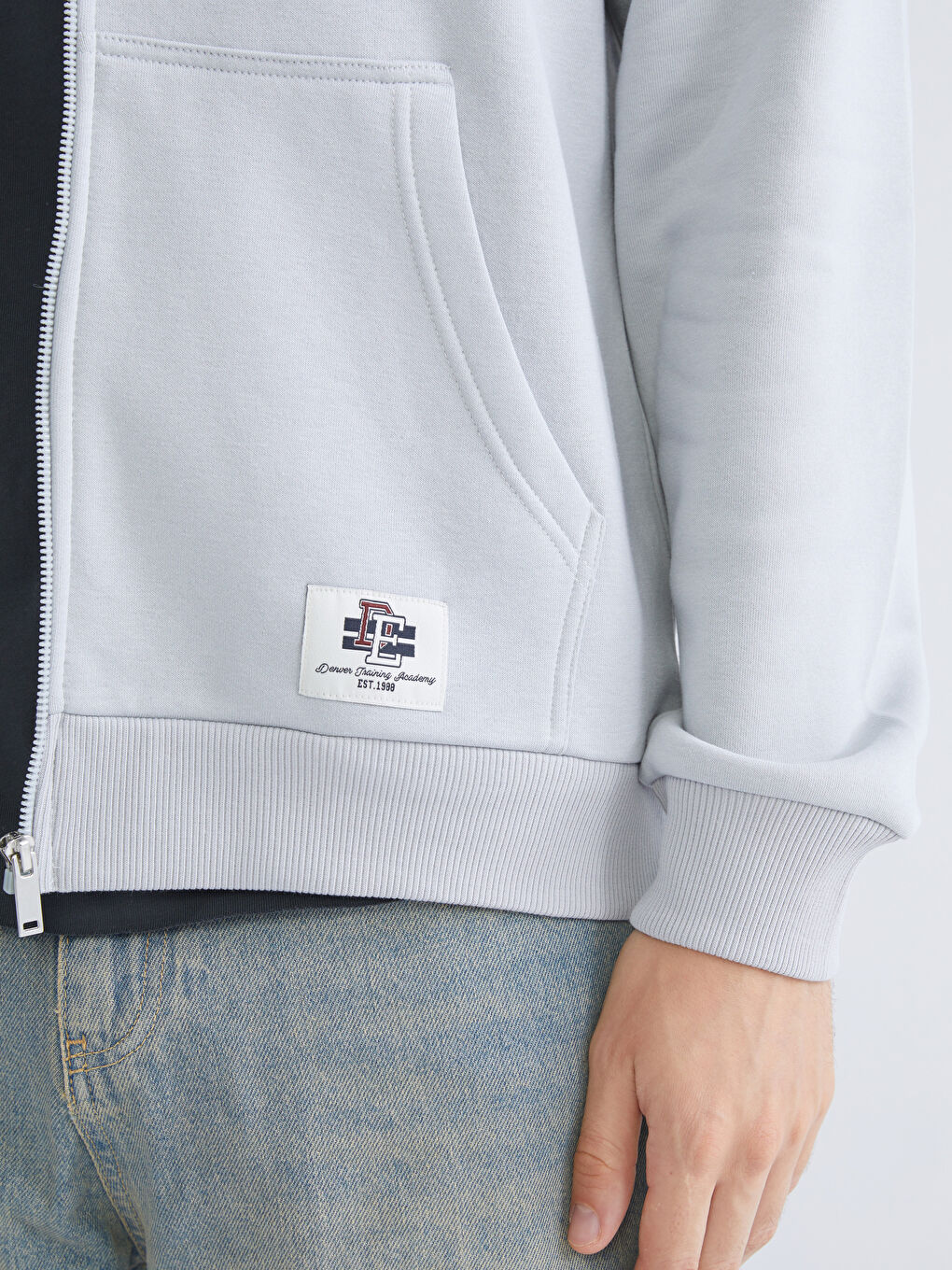 XSIDE Hooded Long Sleeve Men's Zip-Up Sweatshirt -W54602Z8-FLG