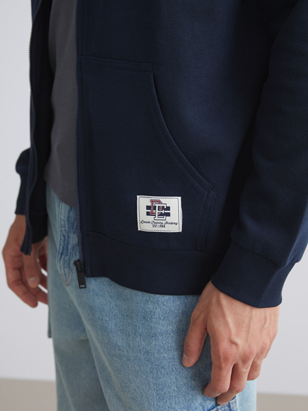 XSIDE Hooded Long Sleeve Men's Zip-Up Sweatshirt -W54602Z8-ZAM