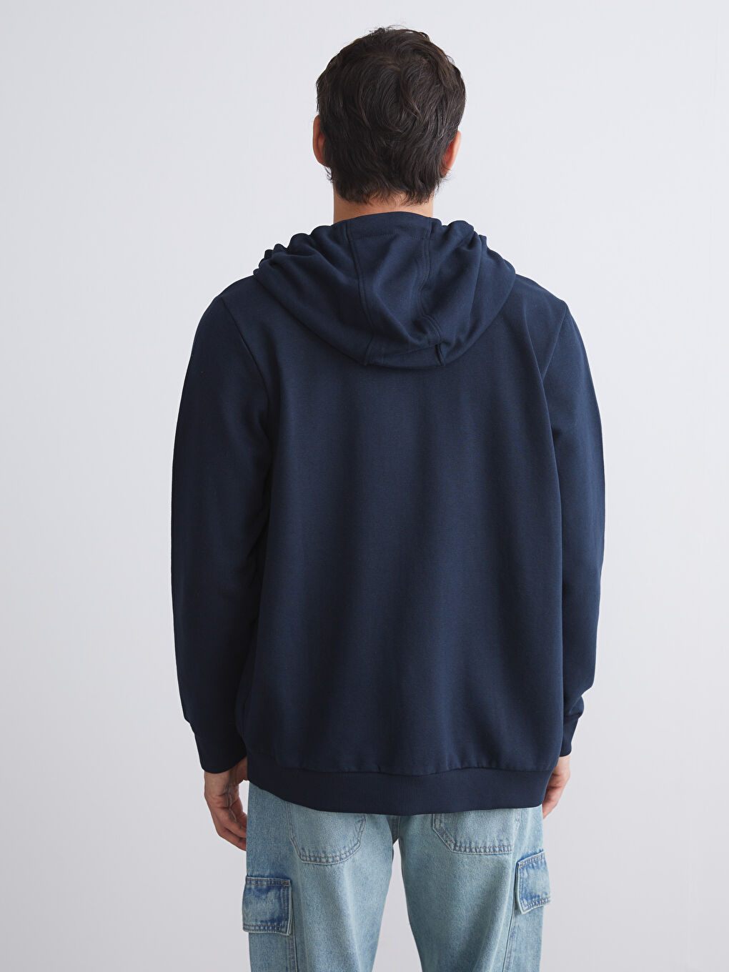 XSIDE Hooded Long Sleeve Men's Zip-Up Sweatshirt -W54602Z8-ZAM