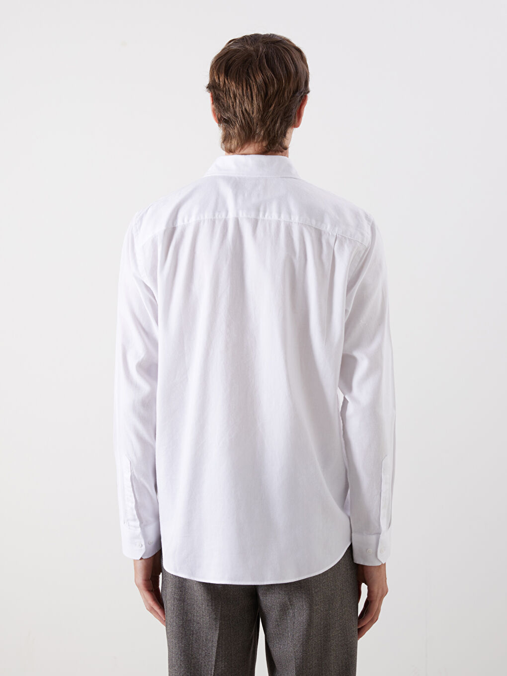 Regular Fit Long Sleeve Men's Shirt-3