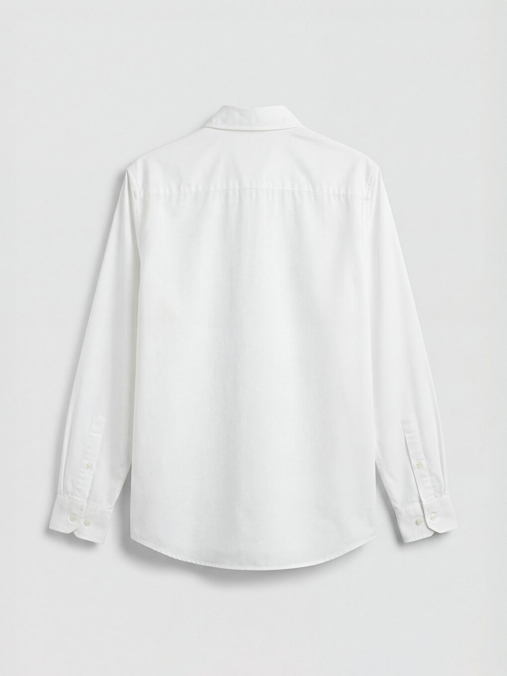 Slim Fit Long Sleeve Gabardine Men's Shirt-1