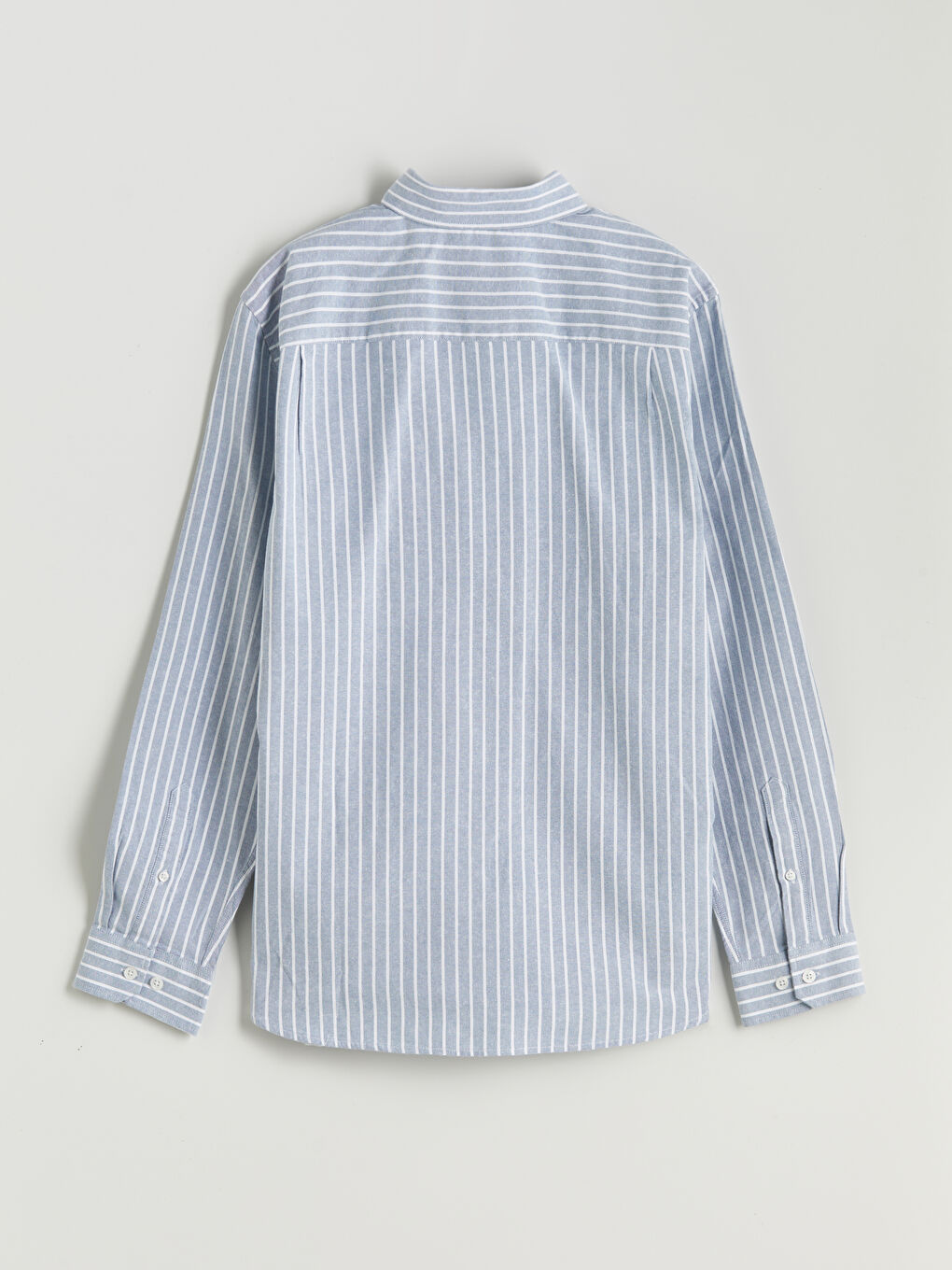 SOUTHBLUE Regular Fit Long Sleeve Striped Men's Shirt -W54608Z8-LEN