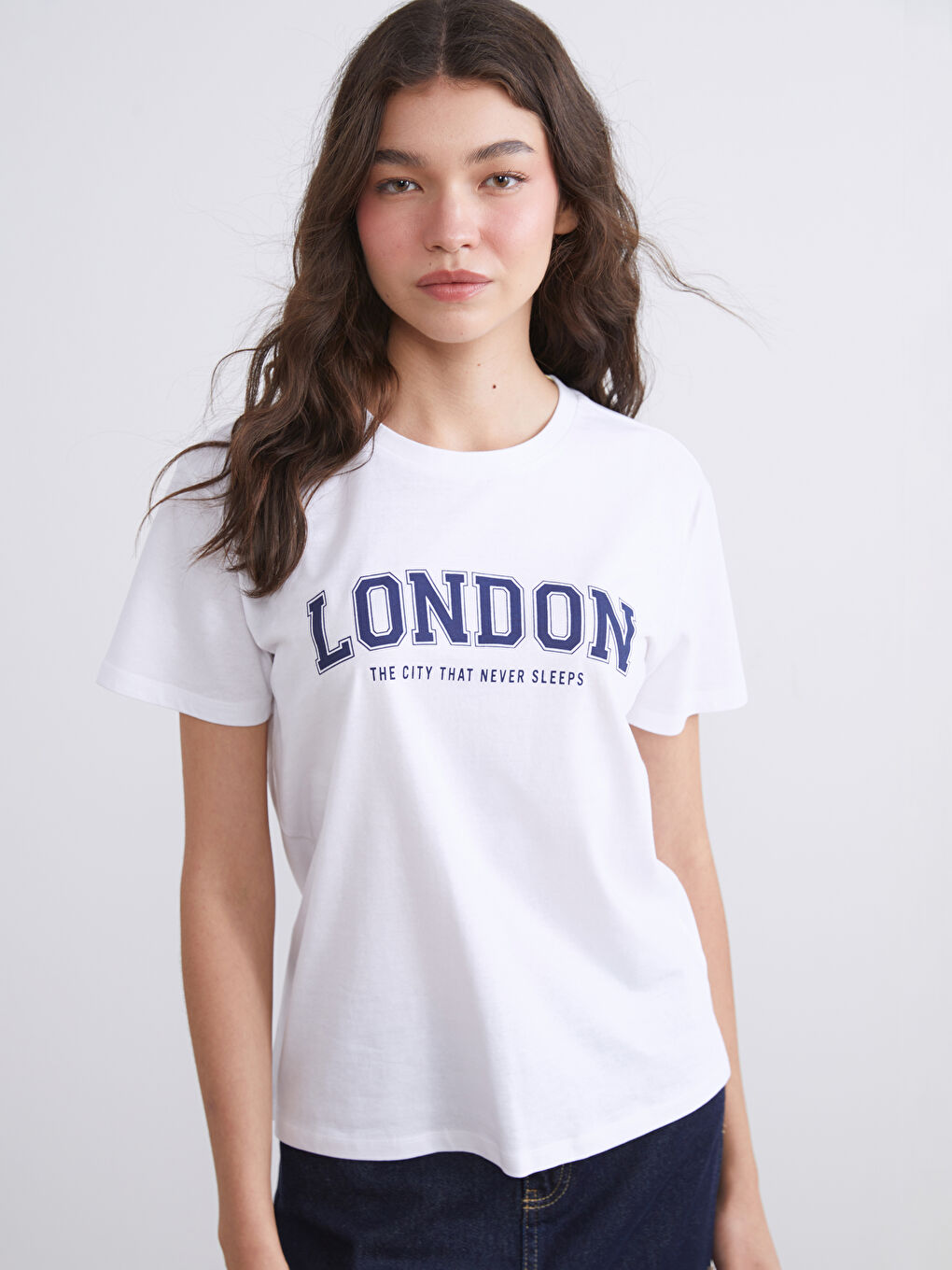XSIDE Woman ECRU T-Shirt -W54613Z8-R9J