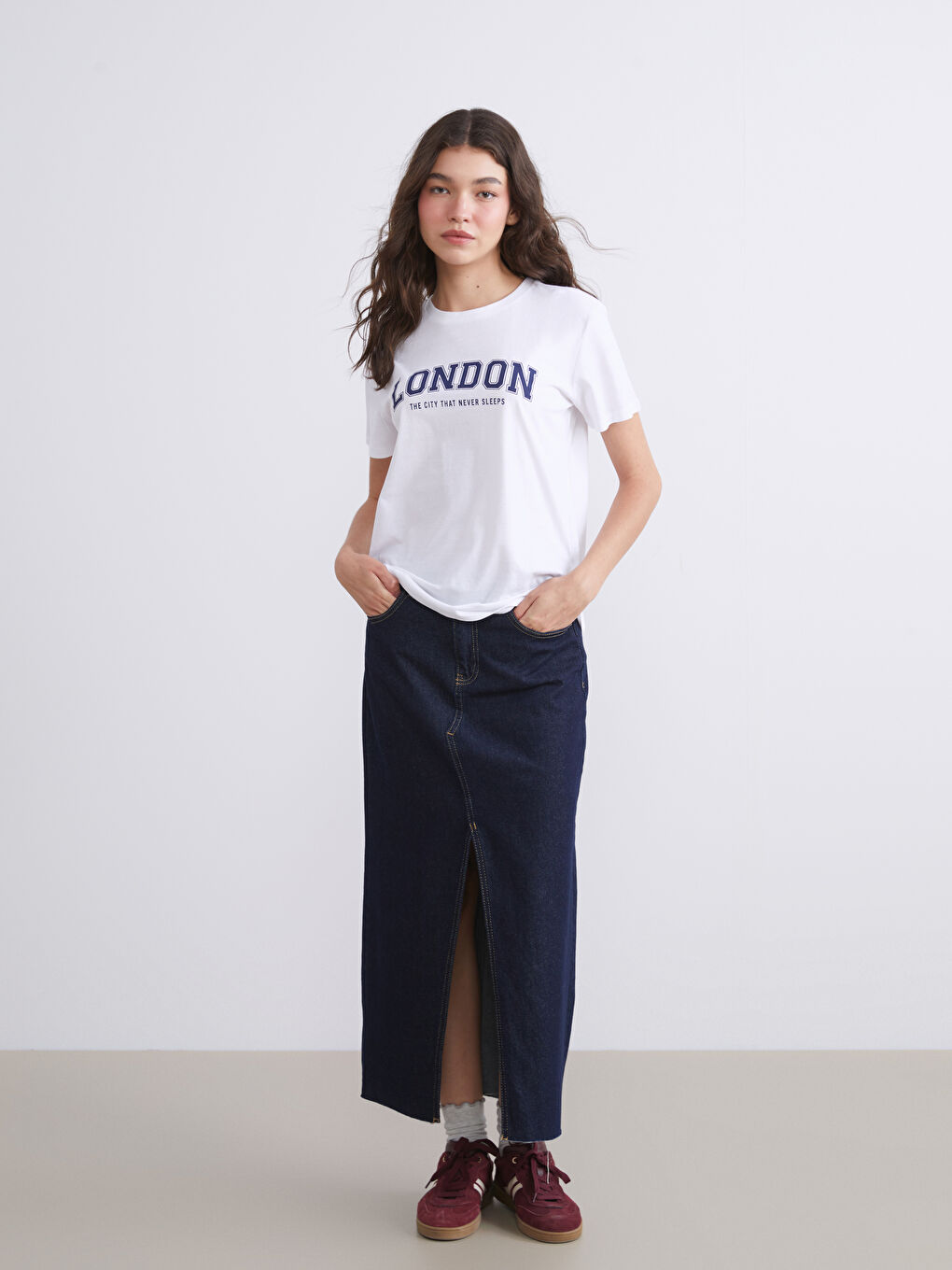 XSIDE Woman ECRU T-Shirt -W54613Z8-R9J