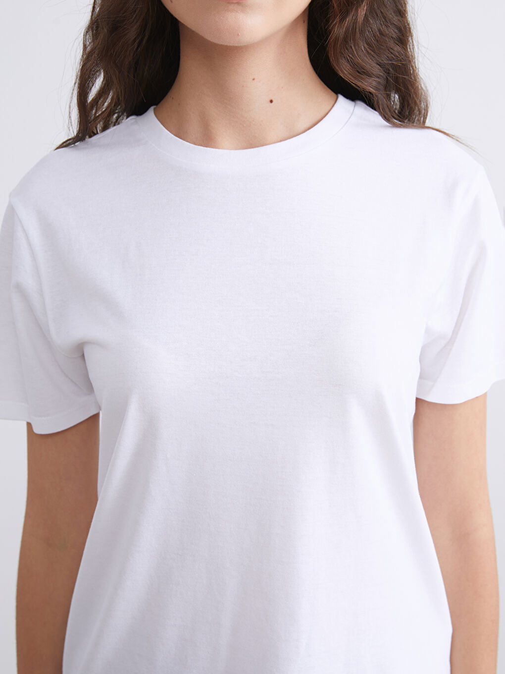 Crew Neck Women's T-Shirt-2