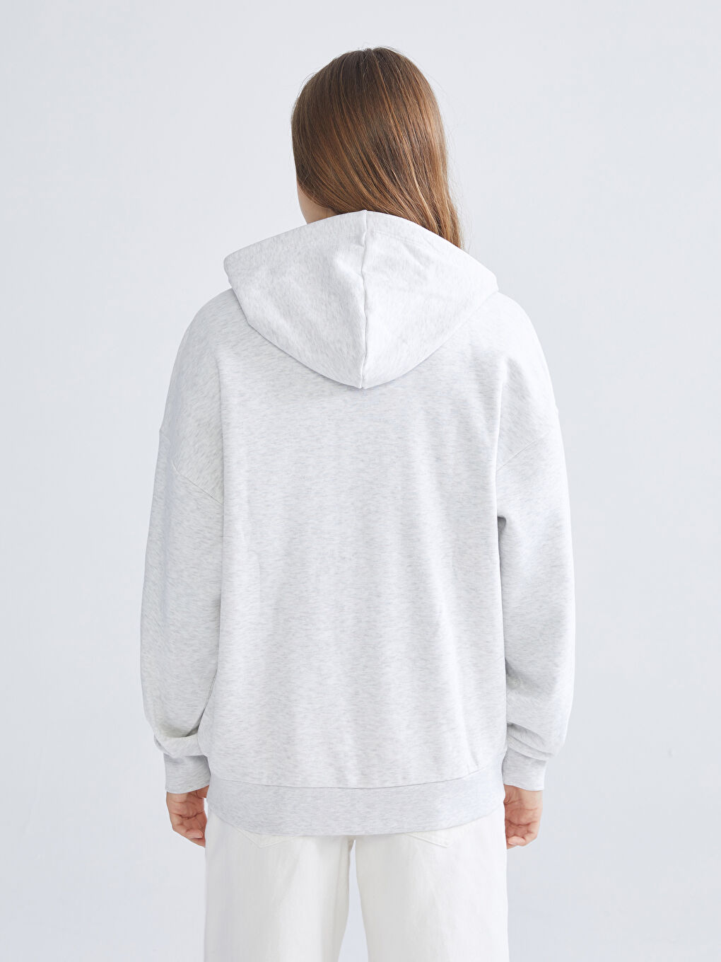 XSIDE Woman GREY Zip-Up Sweatshirt -W54621Z8-CY9