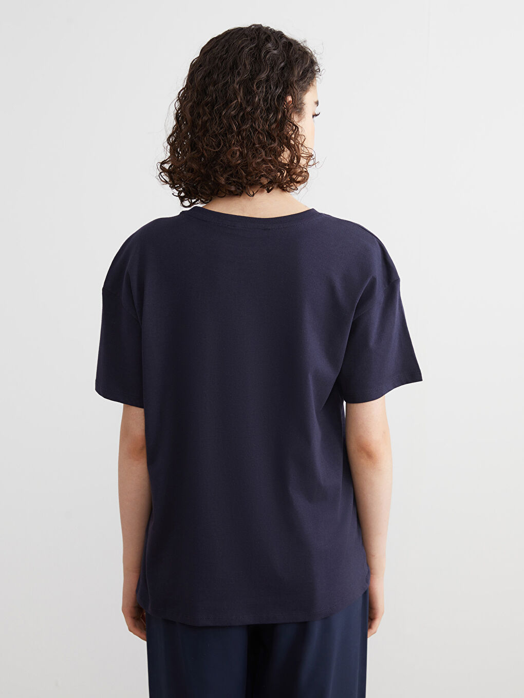 Crew Neck Los Angeles Printed Women's T-Shirt-3
